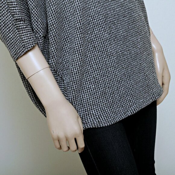 Korye Cowl Neck Dolman Sleeves Oversized Sweater Gray Women Size L - Picture 3 of 10